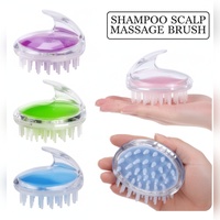 Masseur capillaire en silicone doux et délicat, brosse à shampooing pour un nettoyage en profondeur et l'élimination des pellicules, favorise la croissance des cheveux pour les femmes, les hommes et les enfants