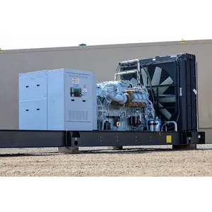 Groupe électrogène diesel industriel triphasé 1000 kW, sortie 277/480 V, châssis ouvert, alimentation de secours commerciale - Modèle DS1000 - Product Image 1