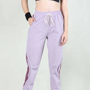 Pantalones de chándal atléticos para mujer, transpirables, elásticos, con cintura elástica para gimnasio, deportes al aire libre, diseño plano de invierno, venta al por mayor - Product Image 1