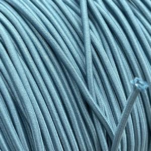Haute résistance 3 mm bleu ciel rond élastique Polyester corde élastique rond coloré pour vêtements - Product Image 3