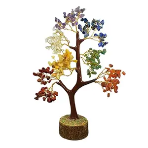 Whole Sale Natural 7 Chakra <b>M</b> <b>Seal</b> Bonded Feng Sui 300 Beads Chips Tree Good Luck Tree Christmas Tree - Product Image 4