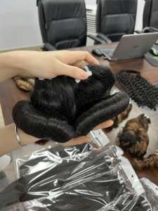 Meilleure qualité 100% naturel vierge Viet Nam oeuf boucles rebondissantes Extensions bouclées en gros trames grade 12A - Product Image 3