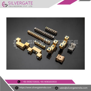 High Quality Electrical Brass <b>Block</b> Bar Brass Neutral Link PCB Terminal for Power Distribution System Link Bus bar - Product Image 2