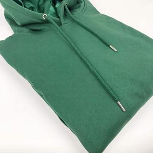 Ensemble de sweats à capuche 100% coton personnalisé unisexe lourd doublé en satin 400gsm 450gsm sweats à capuche en soie pour homme - Product Image 2