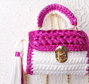 กระเป๋าถักโครเชต์เมทัลลิกสุดฮิต ดีไซน์สวยเก๋ - Product Image 5