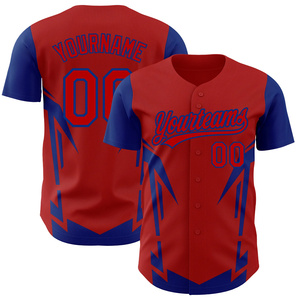 Logotipo personalizado Sublimación Impreso Equipo Uniforme de béisbol Jersey Béisbol y softball Desgaste Camisas y Top - Product Image 1