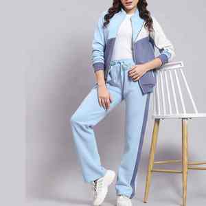 Chándal de lana transpirable para mujer, con cuello con capucha, patrón sólido, opciones de talla grande para el invierno, el mejor servicio OEM de alta calidad - Product Image 2