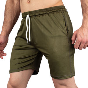 Shorts en maille ultra légers et respirants, tissu résistant à la transpiration avec taille élastique et poches pour l'entraînement au basketball décontracté et la salle de sport - Product Image 2