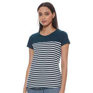 High Quality Round Collar Customized Printed Crop Top <b>Lady</b> 100% Polyester Women Cropped <b>T</b>-<b>shirt</b> - Product Image 6