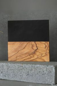 ชุดจานรองแก้วทำจากเรซินอีพ็อกซี่ทรงกลมทรงสี่เหลี่ยมสำหรับตกแต่งบ้านดีไซน์สวยงาม - Product Image 5