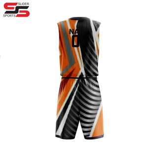 Uniforme de basket-ball tendance avec ensembles imprimés de logo personnalisé, y compris le nom de l'équipe de technique de sublimation de maillot - Product Image 2