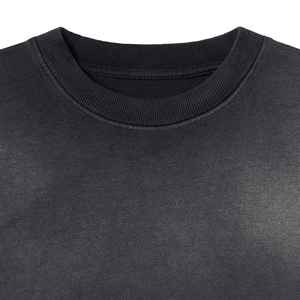 เสื้อยืดโอเวอร์ไซส์ทรงหลวมสไตล์วินเทจผ้าฝ้าย 100% คุณภาพสูงสำหรับผู้ชาย ออกแบบเองได้ เสื้อยืดโอเวอร์ไซส์ผ้าฝ้าย 100% ล้างสีแบบแอซิดวอช - Product Image 2