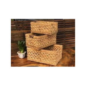 Cesta de almacenamiento entrega rápida con asas multifunción artesanía diseños personalizados fabricante vietnamita - Product Image 3