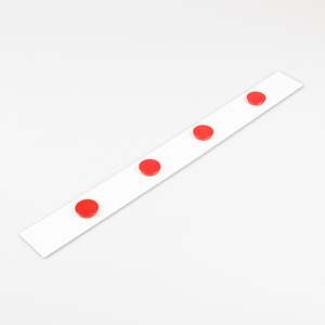 Striscia magnetica autoadesiva 500x50mm con 4 magneti - Product Image 1