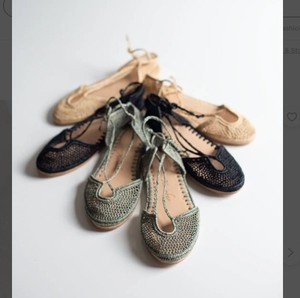 Sandalias rafia hechas a mano, sandalias de verano, zapatos de verano para mujer - Product Image 2