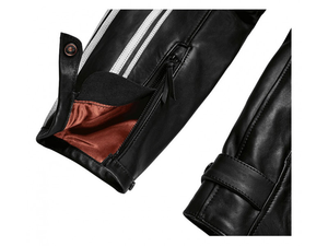 Bm Moto Veste En Cuir TwinStripes Hommes Classique Urbain Équitation Premium Vachette Moto Veste En Cuir Avec Niveau 2 Armures - Product Image 3