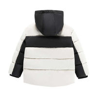 Manteau d'hiver en duvet avec fermeture à glissière Veste bouffante pour enfants coupe-vent pour l'hiver Vêtements chauds pour bébés garçons