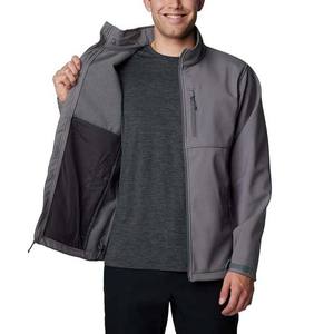 Veste en jean à poches contrastées, fabrication sur mesure, haute qualité, 100% coton, col montant, veste de travail à capuche pour hommes - Product Image 5