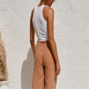 Vente en gros de tissu en coton pour débardeur pour femmes, débardeur de course, de fitness, de taille américaine, débardeur OEM, ODM, logo personnalisé, marque privée - Product Image 4