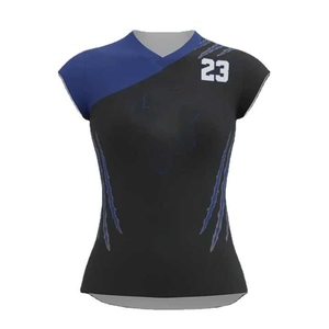 Jersey de voleibol de manga larga diseñado para partidos con tela duradera acabado de secado rápido y estilo de color único - Product Image 6