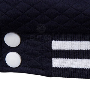 Chaquetas de invierno para hombre al mejor precio, letras de lana de algodón de alta calidad con mangas largas, cuello mandarín transpirable, personalizable - Product Image 5