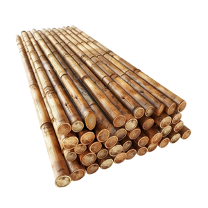 Tubo de poste de bambú para proyectos de jardín al aire libre Soporte de enrejado de Vietnam Uso decorativo Entrega a granel natural ecológica - Product Image 2