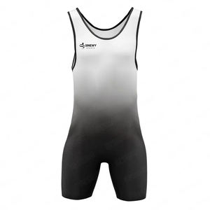 Combinaisons de lutte personnalisées de haute qualité en spandex sublimé, prix personnalisés avec design - Product Image 6