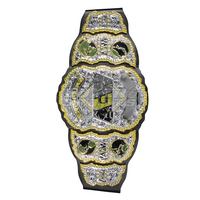 Trophée de ceinture de champion pour Jiu-Jitsu Karaté MMA Judo Boxe Ceinture de reconnaissance décorative pour les célébrations et événements