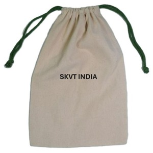 Bolsa de Calicó Personalizada con Cordón, 100% Algodón Orgánico Reciclado, Ecológica, para Compras o Regalos, Impresa con Serigrafía, Diseño Personalizado - Product Image 3