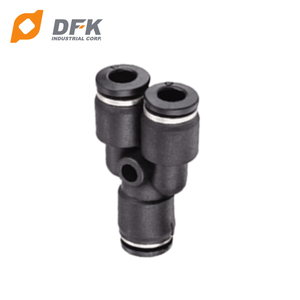 Accessoires pneumatiques industriels DFK EPY Raccord rapide à union de 10 mm de diamètre pour tuyau d'air à enfoncer, résistance à la pression de 1,1 Mpa, PU/PE/Nylon - Product Image 4