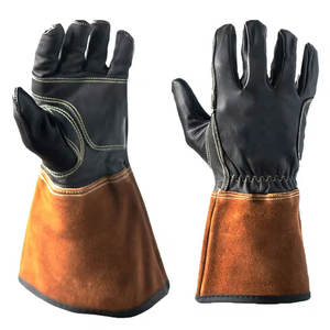 Guantes de Trabajo de Cuero Vacuno Duraderos de Grado A Resistentes al Desgaste para Logística de Almacén y Mantenimiento General - Product Image 6