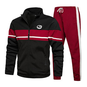 ชุดวอร์มผ้าทอคุณภาพพรีเมียมสำหรับผู้ชาย ผลิตจากโรงงาน ผลิตภัณฑ์คุณภาพสูง ระบายอากาศได้ดี เหมาะสำหรับฤดูหนาว สวมใส่สบาย น้ำหนักเบา - Product Image 1