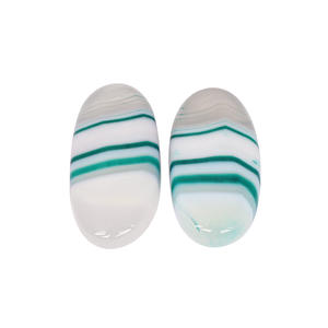 Vente en gros de pierres précieuses en vrac, agate bleue en dentelle, cabochon, pierre précieuse en vrac, fabrication de bijoux, bagues, boucles d'oreilles, pierre précieuse artisanale pour bijoux - Product Image 1