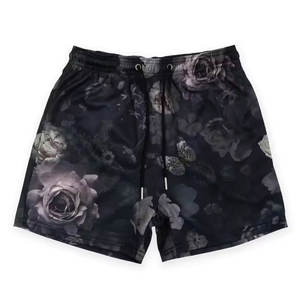 Haute qualité été séchage rapide 100% polyester taille élastique maillots de bain Shorts de plage hommes logo personnalisé conseil plage cravate teinture Shorts - Product Image 4