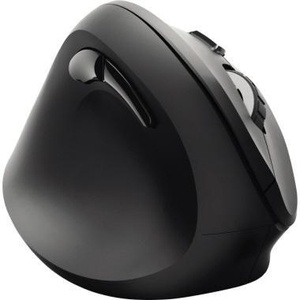 Hama EMW-500L Ergonomic Optical PC Left-Handed <b>Mouse</b> 8m <b>USB</b>-A Nano Receiver 8m Battery Included Black - Product Image 1