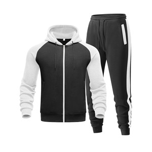 ชุดวอร์มลำลองผู้ชายไซส์ใหญ่สั่งทำพิเศษ ลายเรียบแบบใหม่สำหรับฤดูใบไม้ผลิ พร้อมโลโก้สั่งทำได้ ยูนิเซ็กซ์ ผ้าฝ้าย 100% - Product Image 1