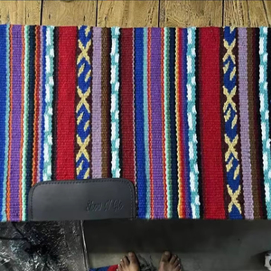 Couvertures et coussinets de selle occidentaux de qualité luxueuse dans des couleurs assorties pour le produit d'exportateur indien de courses de chevaux - Product Image 3