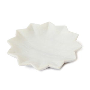 Plateau de service en marbre blanc moderne artisanal, luxe, fabrication indienne haut de gamme, décoration d'accent pour la maison, meilleur fournisseur en gros - Product Image 3