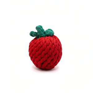 Jouets en corde de coton écologiques, classiques, durables et faits à la main pour tomates, bâtonnets fantaisie, lapin mignon, usage quotidien moderne, emballés en sac - Product Image 1