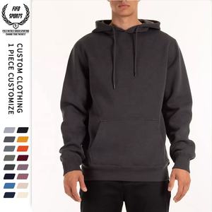 Sweat à capuche homme en molleton polyester/coton de haute qualité, uni, avec poche kangourou, broderie personnalisée, couleurs personnalisables, idéal pour l'hiver (OEM) - Product Image 5