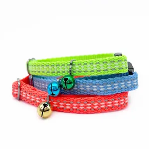 advanced breakaway safety reflective collar with bell for cat - Product Image 1