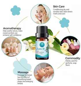 Aceite Esencial Absoluto de Flor de Jazmín 100% Puro y Orgánico, Destilación por Vapor de Primera Calidad, para Cuidado de la Piel y Masajes, Venta al Por Mayor - Product Image 5