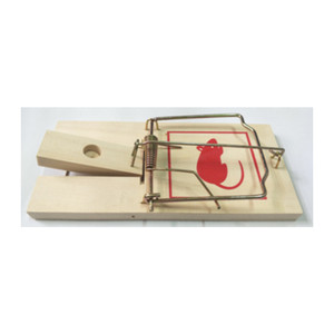 Trappola per Topi con Base in Legno 10,0x4,5x0,6 cm - Product Image 1