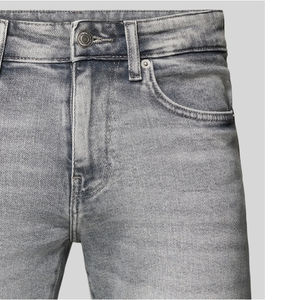 Meilleure vente 2025 personnalisé de haute qualité Logo hommes Denim Shorts en détresse broderie Patch Jeans Shorts OEM entretenu - Product Image 3