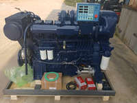 Moteur diesel marin Weichai WP13 pour bateau, moteur in-bord avec boîte de vitesses et transmission 400hp 430hp 450hp 500hp 550hp