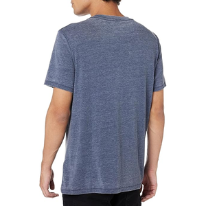 เสื้อยืดคอกลมผ้าไมโครไฟเบอร์สำหรับผู้ชายดีไซน์คอกลมสั้นสำหรับออกกำลังกายผ้าฝ้ายออกแบบได้ตามต้องการ - Product Image 2