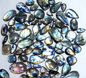 Labradorite naturelle pierre précieuse en vrac en gros lot mélange forme Labradorite Cabochon pierre précieuse en vrac faisant des bijoux - Product Image 4