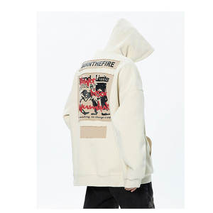 Fermeture éclair Polyester coton chaud polaire poche sweats à capuche hommes lourds unisexe adulte enfants plaine Sublimation Zip Hoodie - Product Image 3