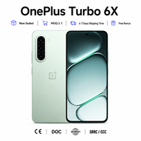Batterie 7000mAh OnePlus Turbo 6X Version Chine Téléphone 5G Dimensity 7360 Super Écran LCD 144Hz 45W Appareil Photo 50MP