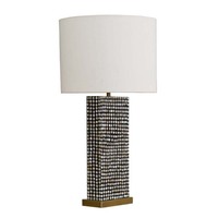 Handgefertigte Stilvolle Knochenintarsien-Tischlampen Blumenmotive Natürlicher Glanz Metallschirm Großhandel Wohnbeleuchtungszubehör